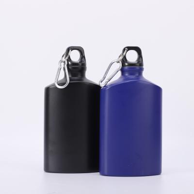 Custom Logo Direct Drinking 550ML Reusable Gym Aluminum Water Bottle in American Style