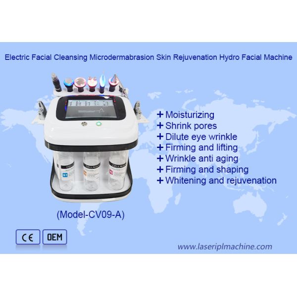 Facial Care Aqua Peel RF Oxygen Jet  Hydro Microdermabrasion Machine  For Deep Cleaning