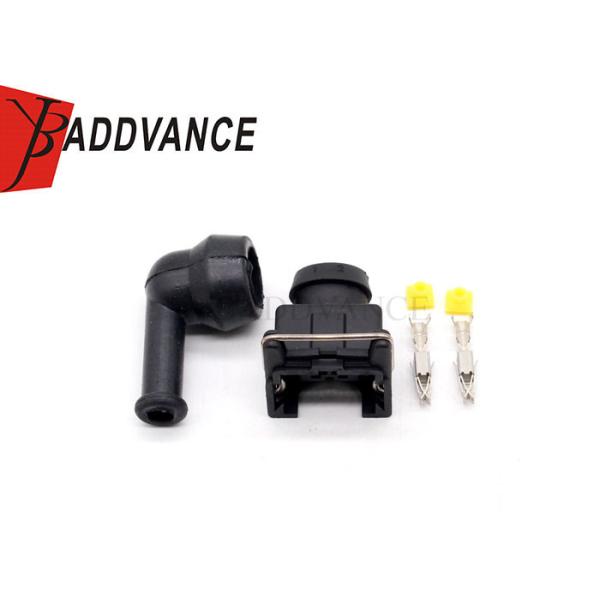 Женское водоустойчивое 2 снабжение жилищем соединителя инжектора топлива пути EV1 с ботинком 90 градусов резиновым