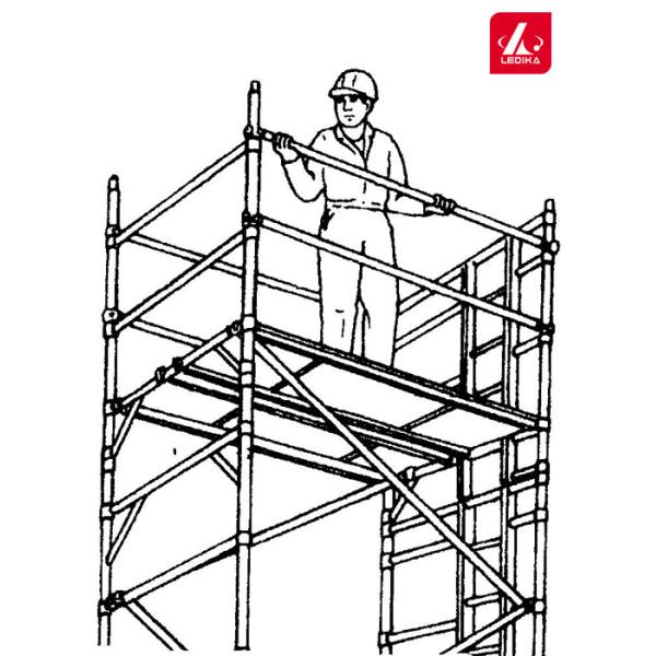 Scaffolding Steel Iron Layher Truss Hanging Line Light Silver Color