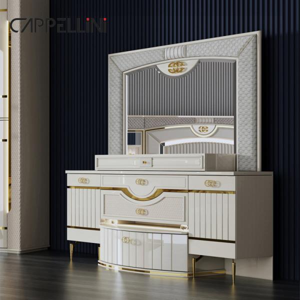 High Quality Modern Double Leather King Bed Mdf Frame Luxury Full Queen Size Wooden Home Full Furniture Bedroom Sets