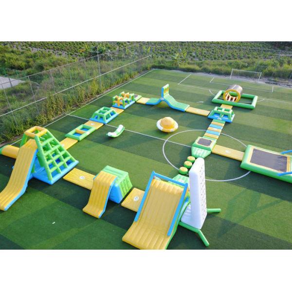 Sécurité élevée durable de grande taille d'Aqua Blow Up Water Playground avec le