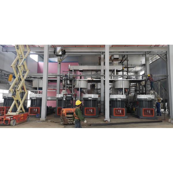 Indonesia Large Wood Pellet Machine 3t/h 200kw Wood Sawdust Machine