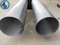 Painéis da tela de fio da cunha do tratamento de desperdício, forma Johnson Wire Screen de V