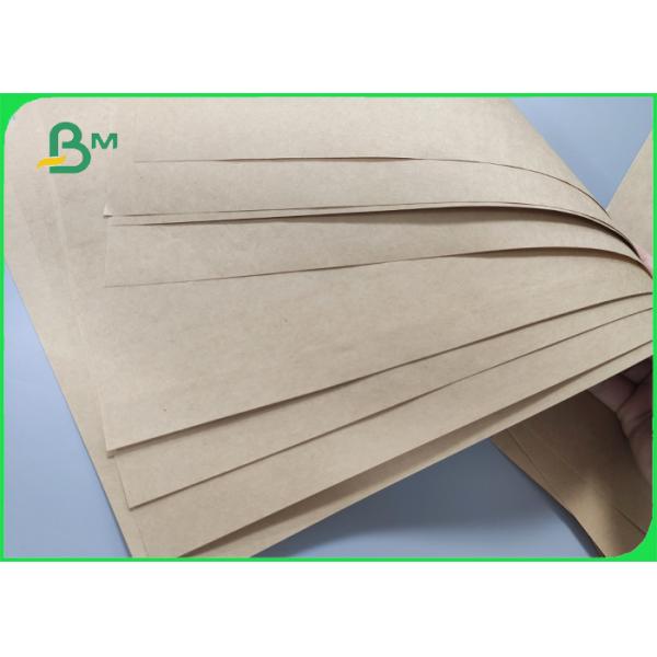 papel de Kraft del marrón de la categoría alimenticia el bocadillo de 50gsm Kraft Brown empaqueta la categoría alimenticia de papel biodegradable