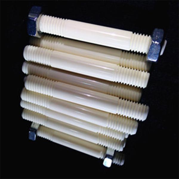 Advanced Technology Ceramic Threaded Rod Oil Pipeline Valves Chemically Resistant