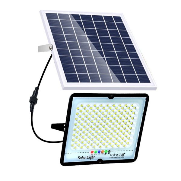 IP65 Solar Flood Light with Remote-Control for Garden Lighting