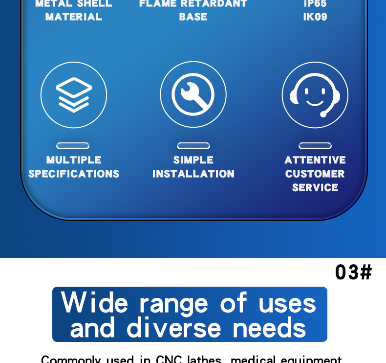 22MM Metal Push Button Switch 10A High Current 2NO Latching Momentary 4Pins Power Switch LED Wire IP65 Level Max Voltage 220V