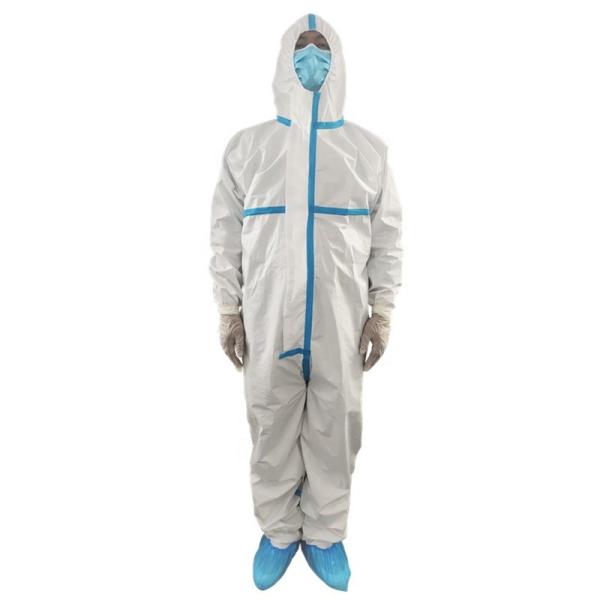 Disposable Medical Isolation Gown for Hospital Protecting, PP + PE Composite Material
