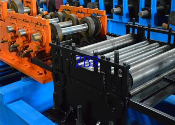 Steel Plate 350MM C Z Purlin Roll Forming Machine 195 Mpa - 350 Mpa Work Pressure