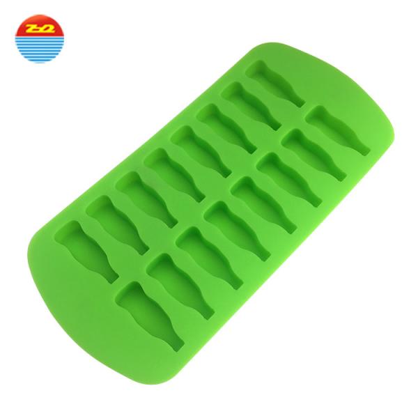 Water Bottle Shape Silicone Ice Trays For Ice Pudding / Biscuit Cake