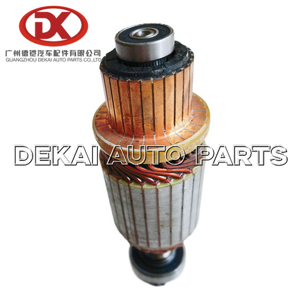 Metal ISUZU Starter Motor Armature Hitachi 8972305570 8971922990