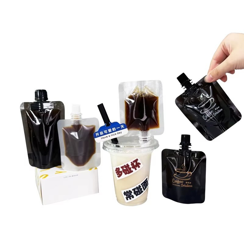 Spout Pouch With Cap – Aluminum Foil Laminated Stand-Up Pouch For Beverage Packaging Bag