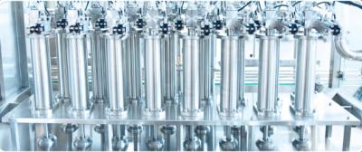 máquina de embalagem automática das cabeças 1200BPH da máquina de enchimento 6 do pistão 1-5L