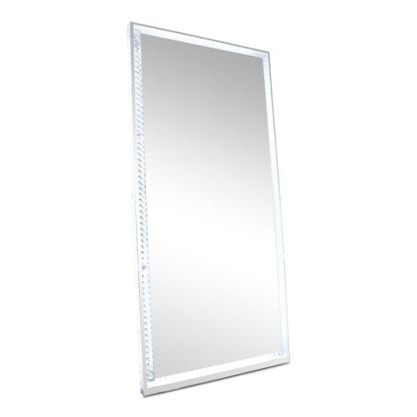 Led Light Up Full Length Floor Mirror For Bedroom Salon Vanity Crystals