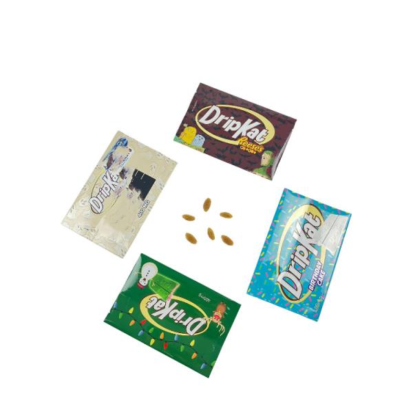 Custom Printed Plastic Bags Protein Bar Wrapper Packaging Stick Pouch Powder Chocolate Tea Coffee Back Seal Sachet