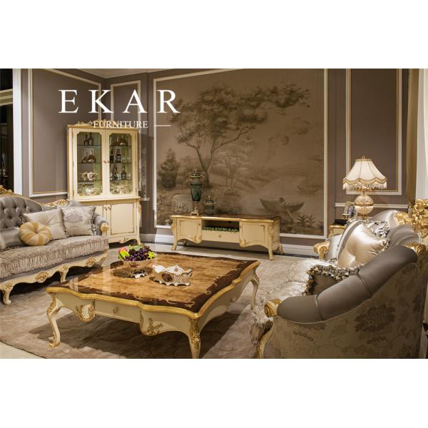 Oval Curio Cabinet 4 Doors Living Room Cabinets With 3 Glass Shelves FJ-138