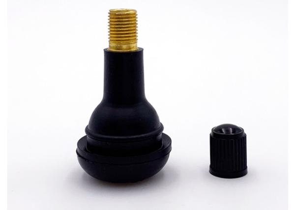 TR415 Tubeless Tire Valve Stem , EPDM Rubber Valve Stems Ozone 100pphm 600N