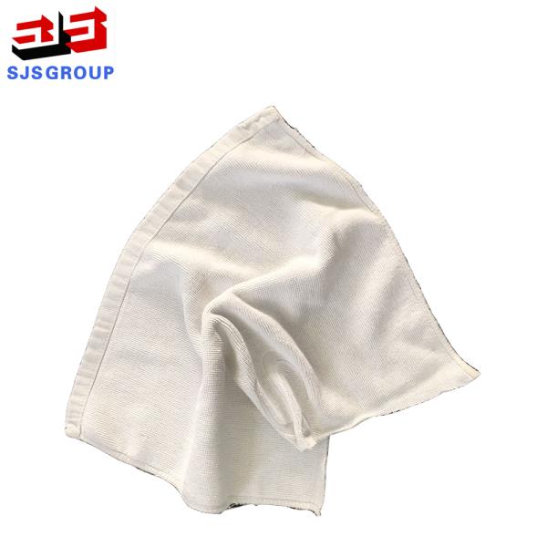 Отсутствие печатаний 10kg/Bale промышленного белого обтирая Rags