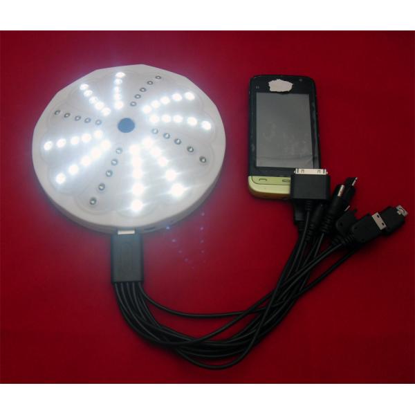 1800ma solar cell phone charger, with 60pcs LED light