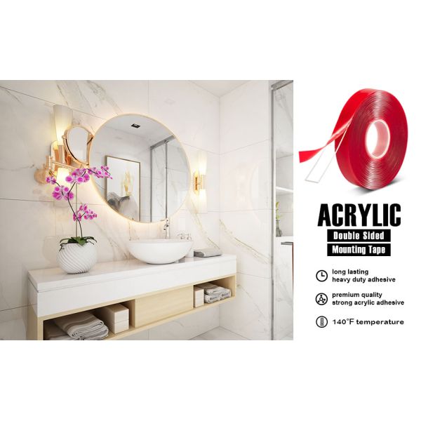 2 Pack Heavy Duty Double Sided Mounting Tape 3/4\