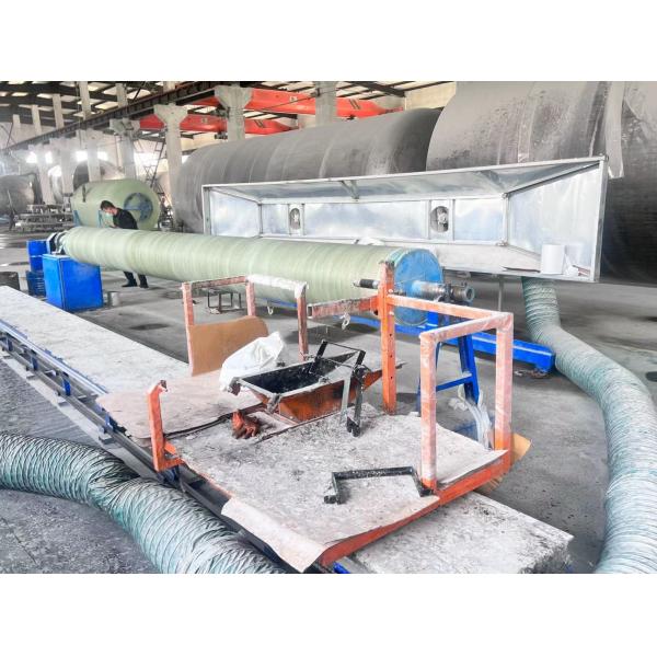 White Chemistry Mixer Frp Chemical Storage Tank Corrosion Resistance 18m3