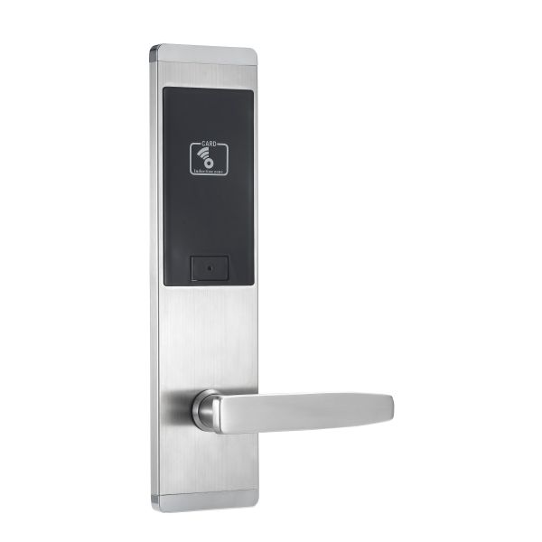 Stainless Steel RFID Hotel Locks with Fast Starting Time (<1 second) and High Guest Card Capacity (200) for Keyless Entry System