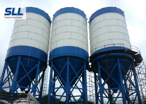 Vertical Cement Storage Silo For Bulk Powder Products 1000T Capacity