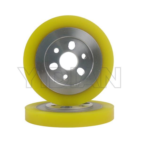 120*25*15mm PU Wheels Feeding Rollers For Four Sided Wood Planer Machine