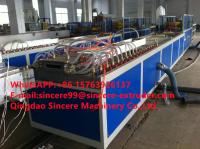 Ligne de production commerciale de machines d'extrusion de profilés en PVC pour revêtements en plastique en WPC PE PP