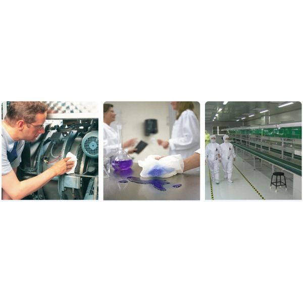 KILINE Biodegradable Absorbent Eco-Friendly Heavy Duty Industrial Cleaning Wipes Roll 31x34cm