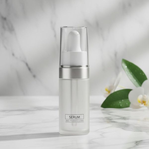 30ml PP Medical-Grade Airless Dropper Bottle with Freshness-Locking Design for Serum and Skincare