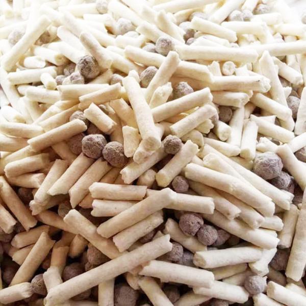 OEM Natural strong clumping dust free bentonite tofu mixed cat litter sand