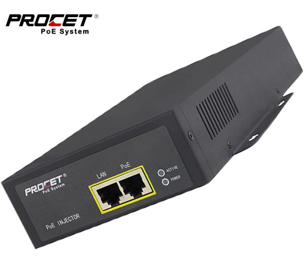 75w Dc Poe Injector Industrial Grade Lightning Proof Poe Power Supply Device