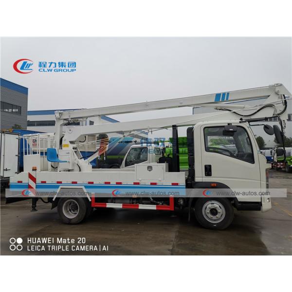 mètre Cherry Picker Truck de 90km/h SINOTRUK HOWO 14
