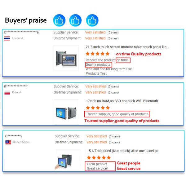 10.4 Inch Fanless Industrial Touch Screen PC Customized Waterproof Wall Mount Capacitive Touch Screen Panel Embedded All In One Pc