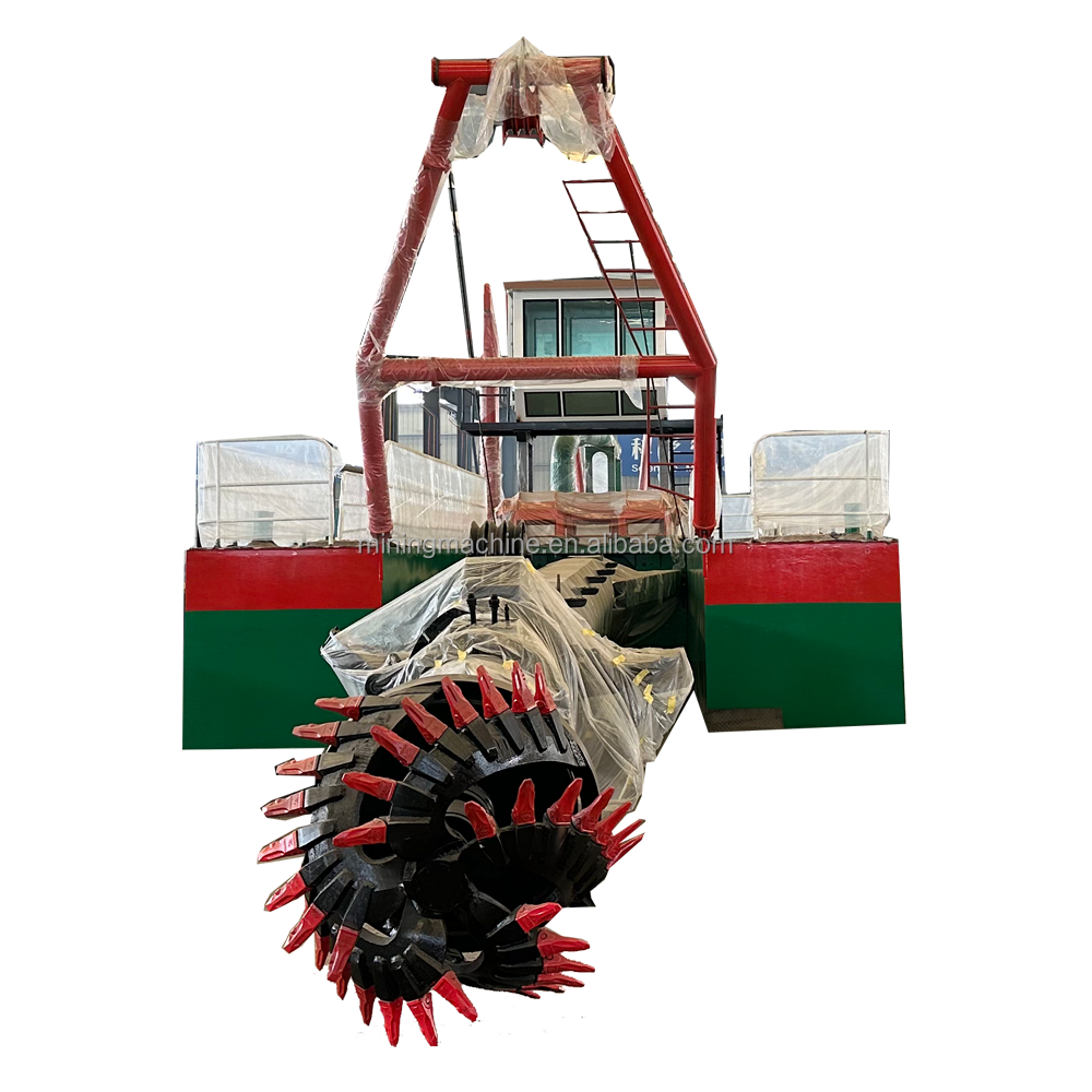 Professional Hydraulic Cutter Suction Dredger with 1100m3/h Workload, 10m Dredging Depth and 205kw Motor for Port and Canal Deepening