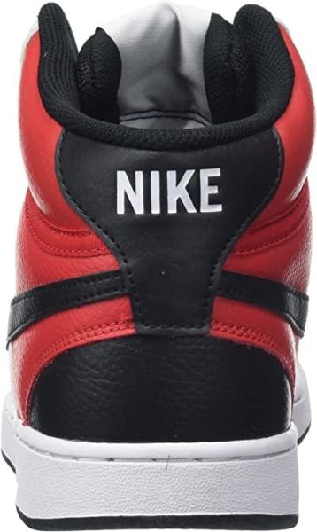 Mesh Lining Nike Court Vision Mid Men'S Sneakers Black White Red DM1186 600
