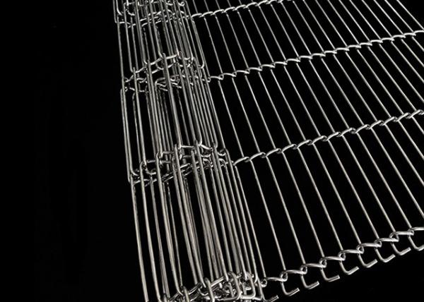 Flat Flex 316l Stainless Steel Mesh Conveyor Belt For Home