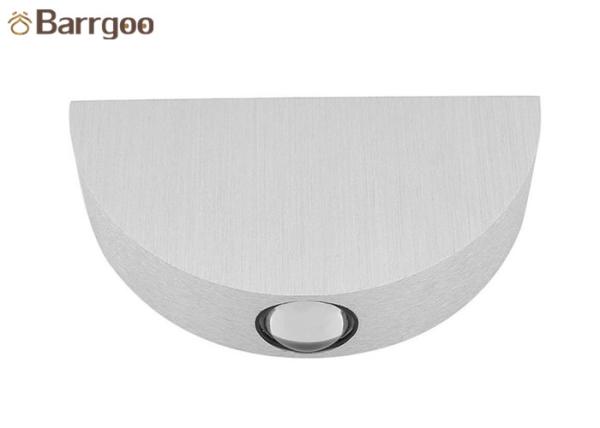Half Round Decorative Indoor LED Wall Lights IP 54 Aluminum Wall Mounted Lamp