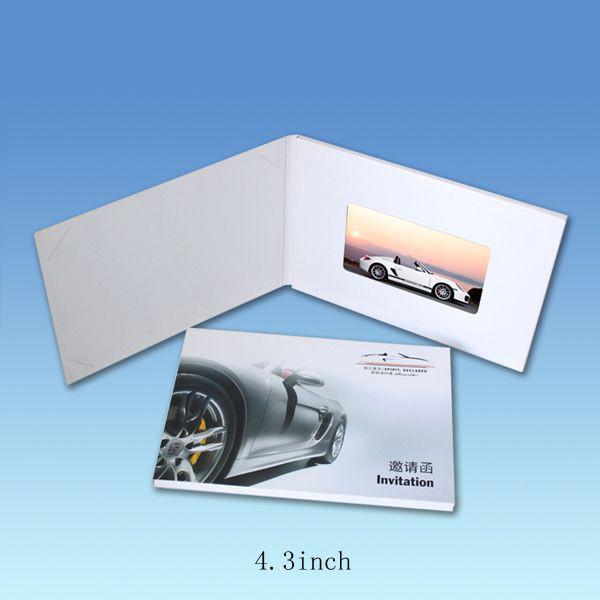 10 Inch Video Birthday Cards Motion Sensor Or Light Sensor With 2GB Memory