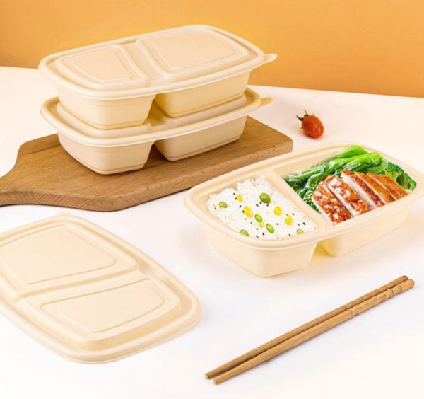 Custom PLA Disposable Divided Container 3 / 4 / 5 / 6 Compartment