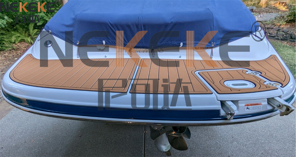 Four Winns Horizon 230 2005 Swim Platform Cockpit EVA Faux Teak Deck Mat Marine Flooring Pad
