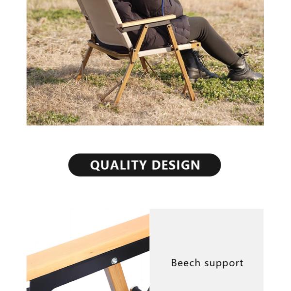 Silla de acampada plegable de aluminio 100kg Capacidad 52x43x62cm