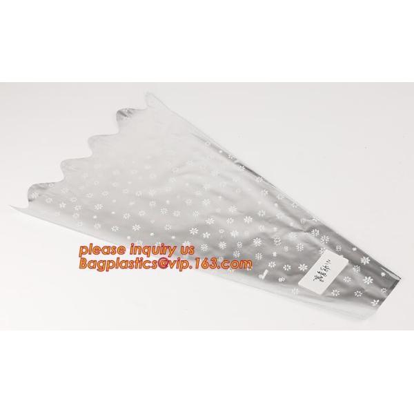 BOPP CPP Plastic fresh flower sleeve,romantic Valentine wrapping plastic flower sleeve,BOPP flower wrapping sleeve PACK