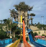 OEM Fiberglass Big Splash Water Park Slide 14M For Teenager Outdoor