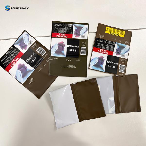 LFGB Compliant Compostable Custom Pouch with 420 Multicolor Printing