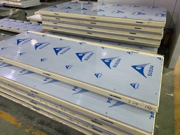 White Colorbond Refrigeration Cold Room Curved Corner 150mm Panel