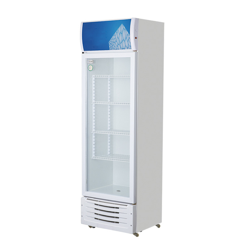 Commercial Freezer with Static Cooling System Double-Door Access and 650L Volume Glass Door Freezer