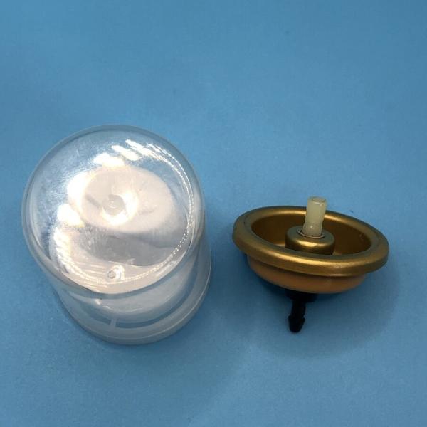 Golden Aluminum Inverted Aerosol Hair Mousse Valve para aplicação precisa